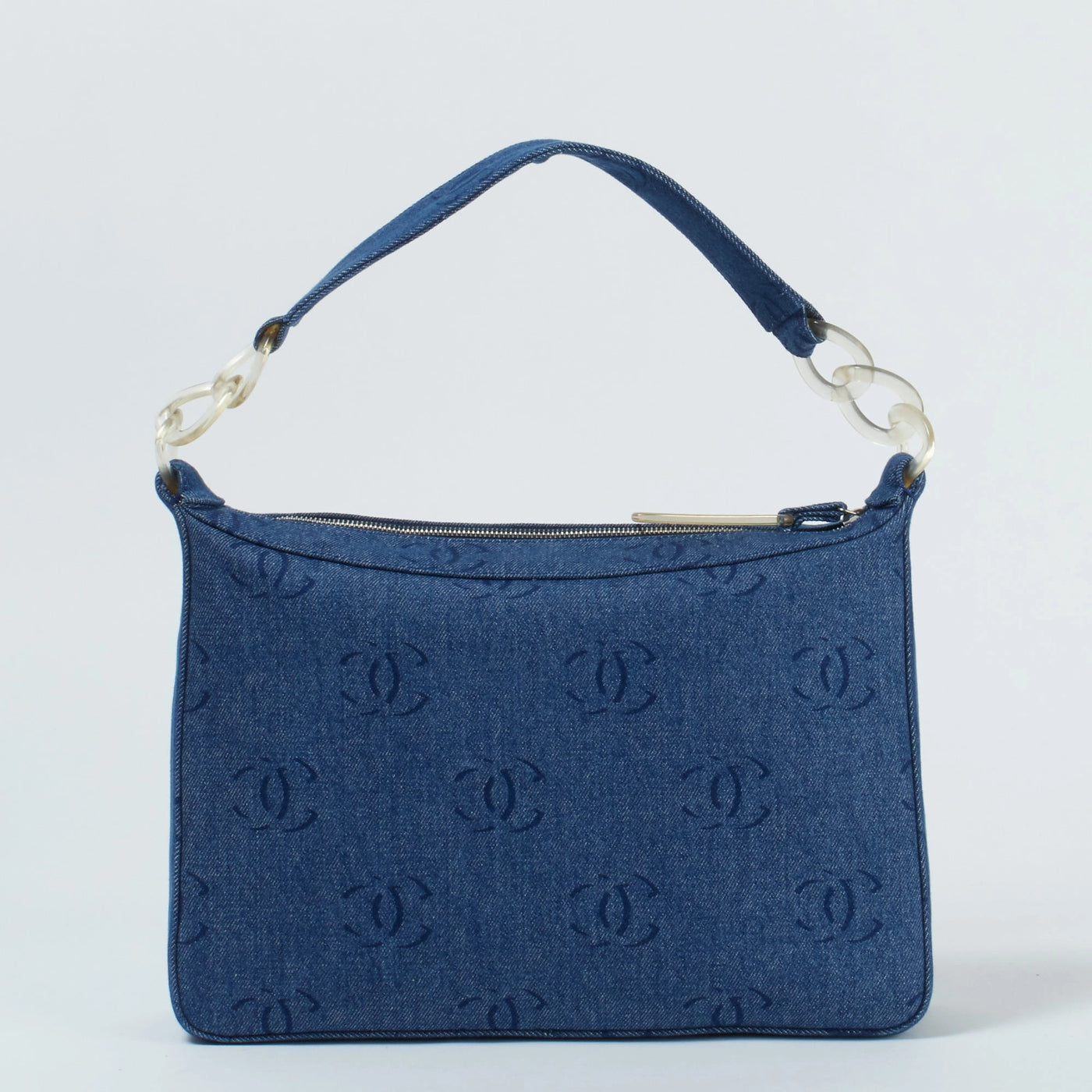 美品】シャネル ショルダーバッグ デニム 美品】シャネル ショルダーバッグ デニム