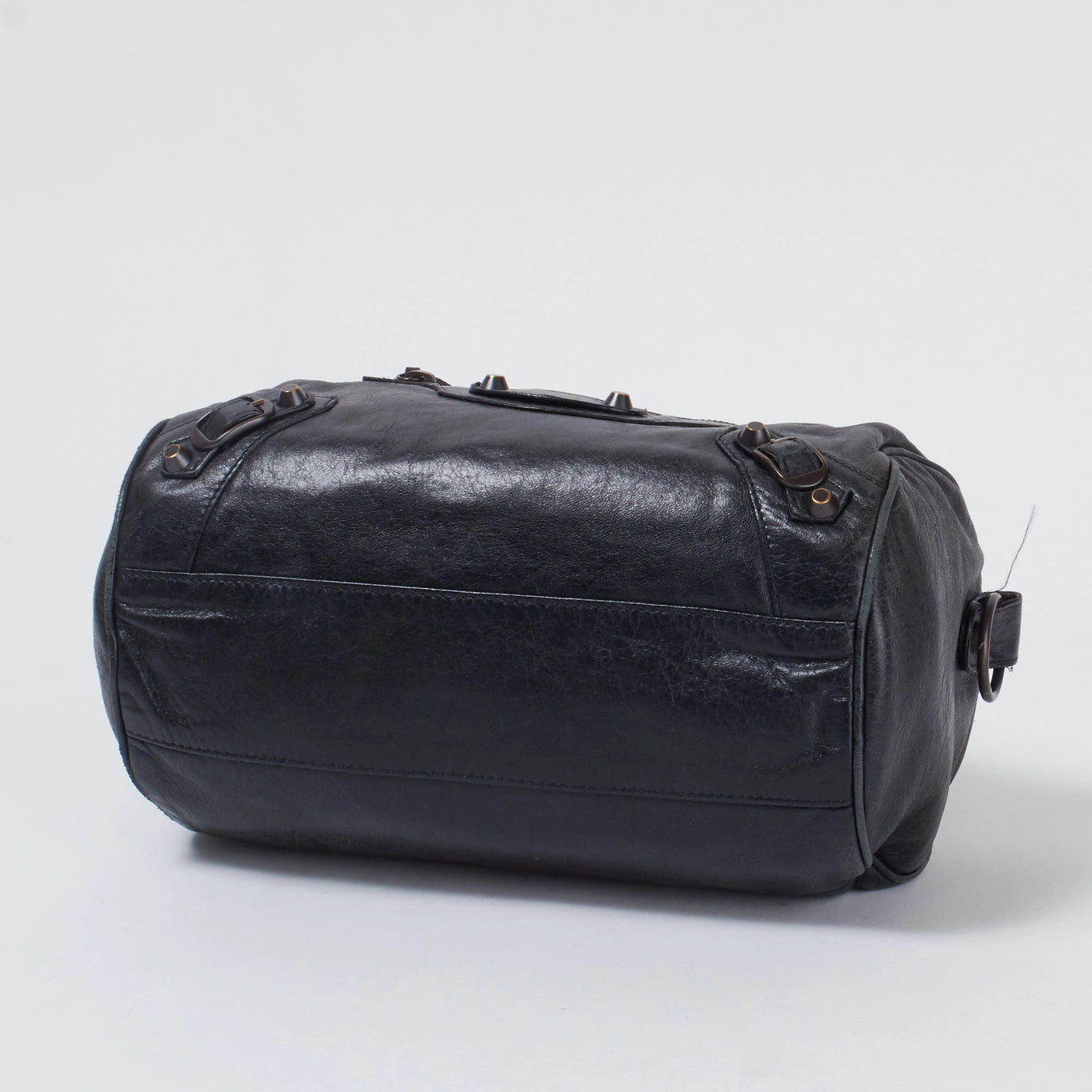 バレンシアガハンドバッグザワークスエード黒ブラックミラー付き バレンシアガハンドバッグザワークスエード黒ブラックミラー付き