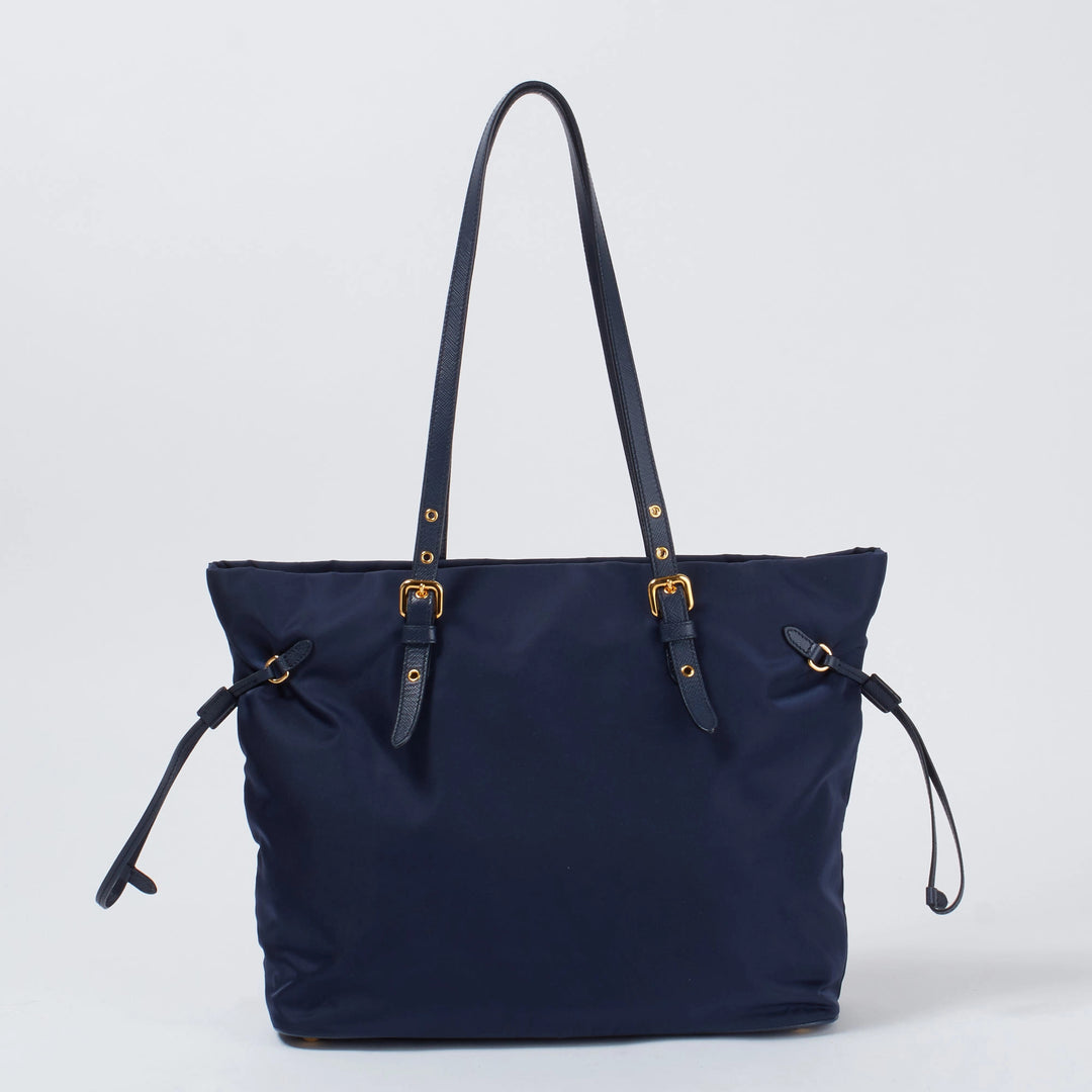 PRADA/プラダ】ナイロン トートバッグ ファスナー付き ネイビー PRADA/プラダ】ナイロン トートバッグ ファスナー付き ネイビー