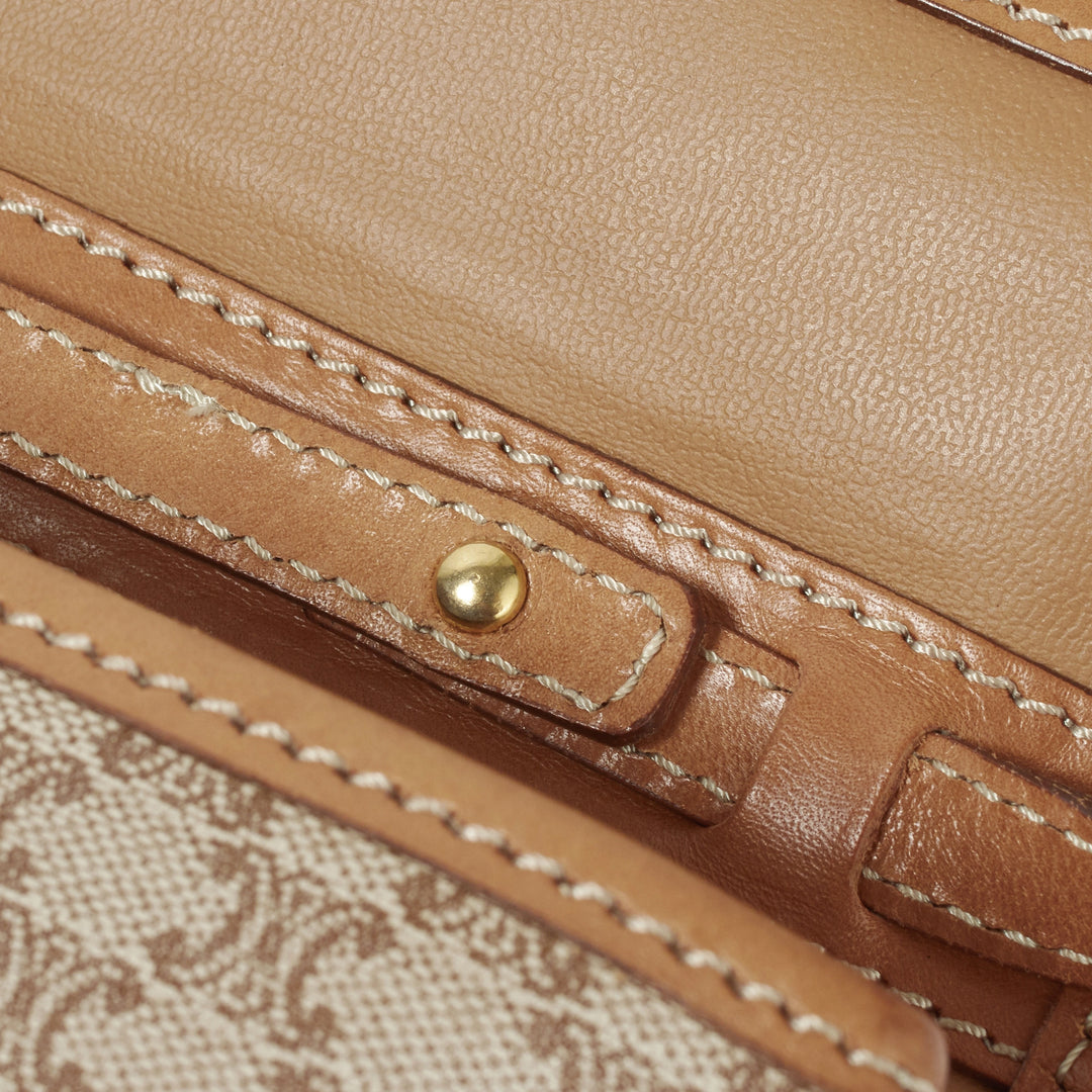 CELINE/セリーヌ】マカダム総柄 トリオンフロゴ ショルダーバッグ CELINE/セリーヌ】マカダム総柄 トリオンフロゴ ショルダーバッグ