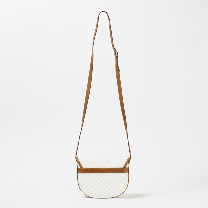 CELINE/セリーヌ】ホワイトマカダム トリオンフロゴ ショルダー CELINE/セリーヌ】ホワイトマカダム トリオンフロゴ ショルダー