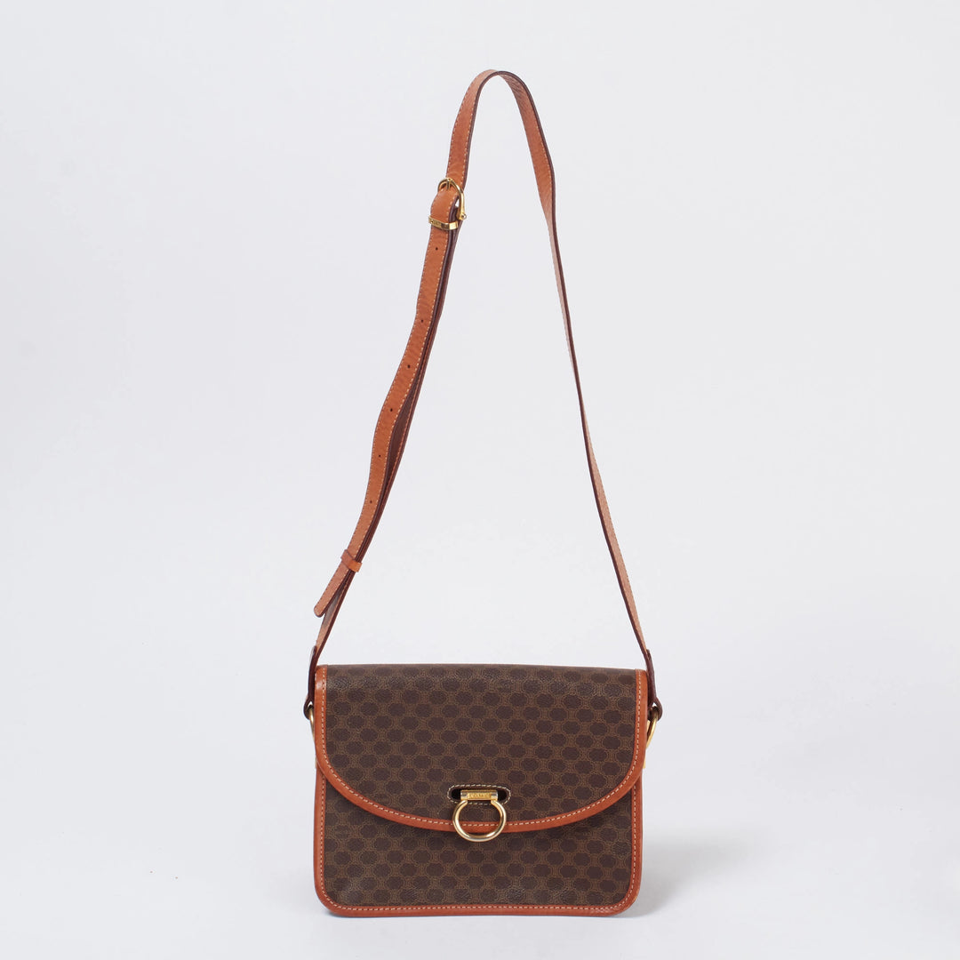 CELINE/セリーヌ】モノグラム マカダム ガンチーニ ショルダーバッグ CELINE/セリーヌ】モノグラム マカダム ガンチーニ ショルダーバッグ