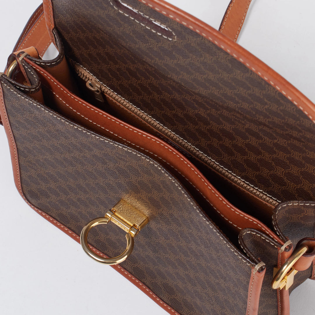 CELINE/セリーヌ】モノグラム マカダム ガンチーニ ショルダー CELINE/セリーヌ】モノグラム マカダム ガンチーニ ショルダー