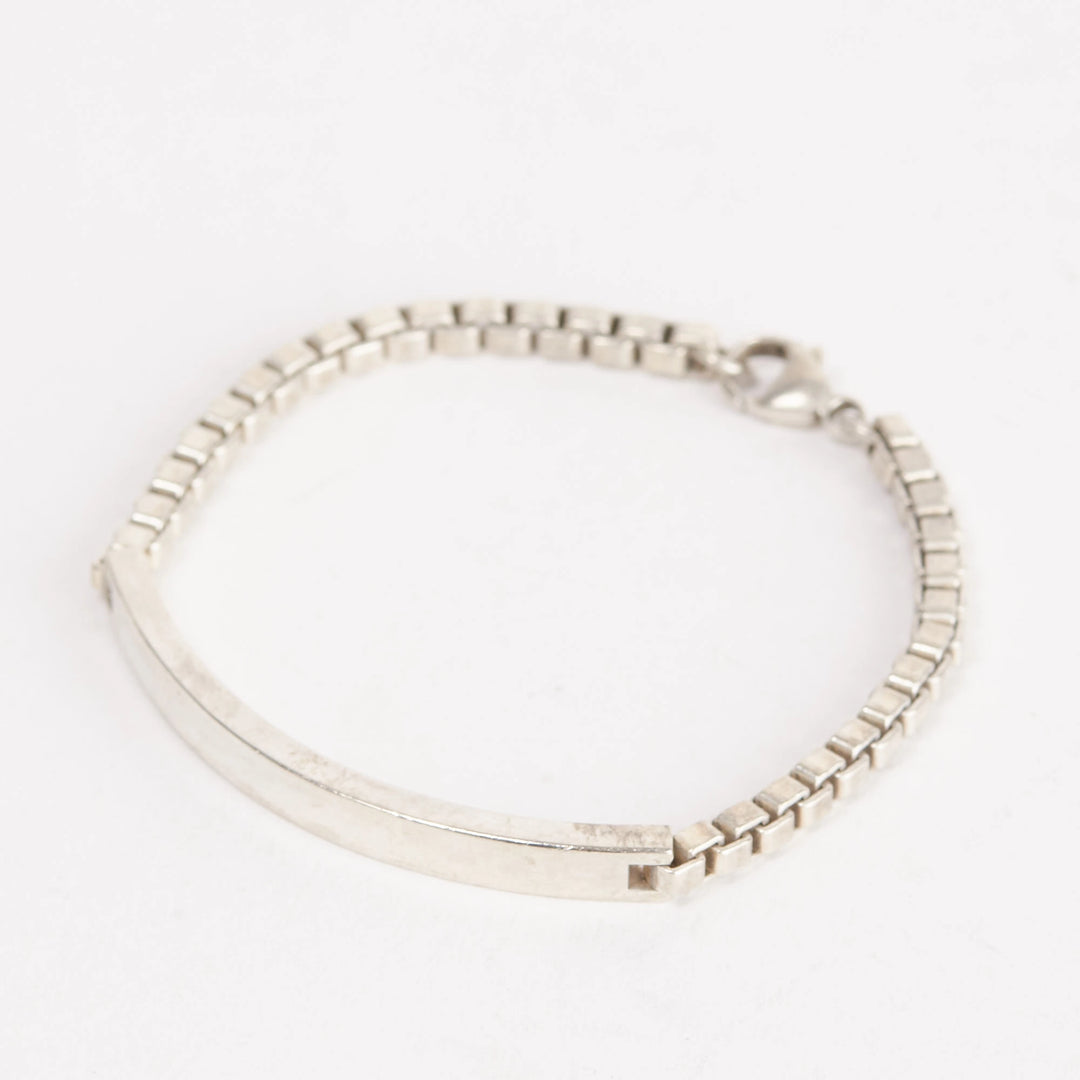 TIFFANY/ティファニー】ベネチアン リンクID ブレスレット 17cm