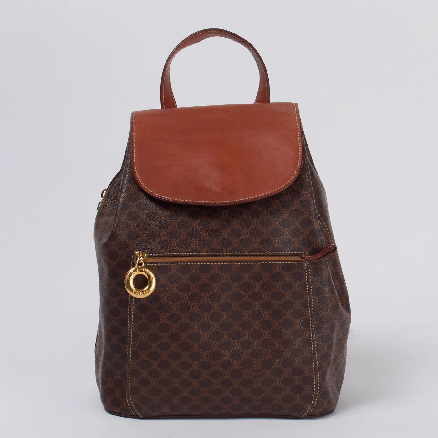 CELINE(セリーヌ) リュックサック マカダム柄 ダークブラウン CELINE(セリーヌ) リュックサック マカダム柄 ダークブラウン