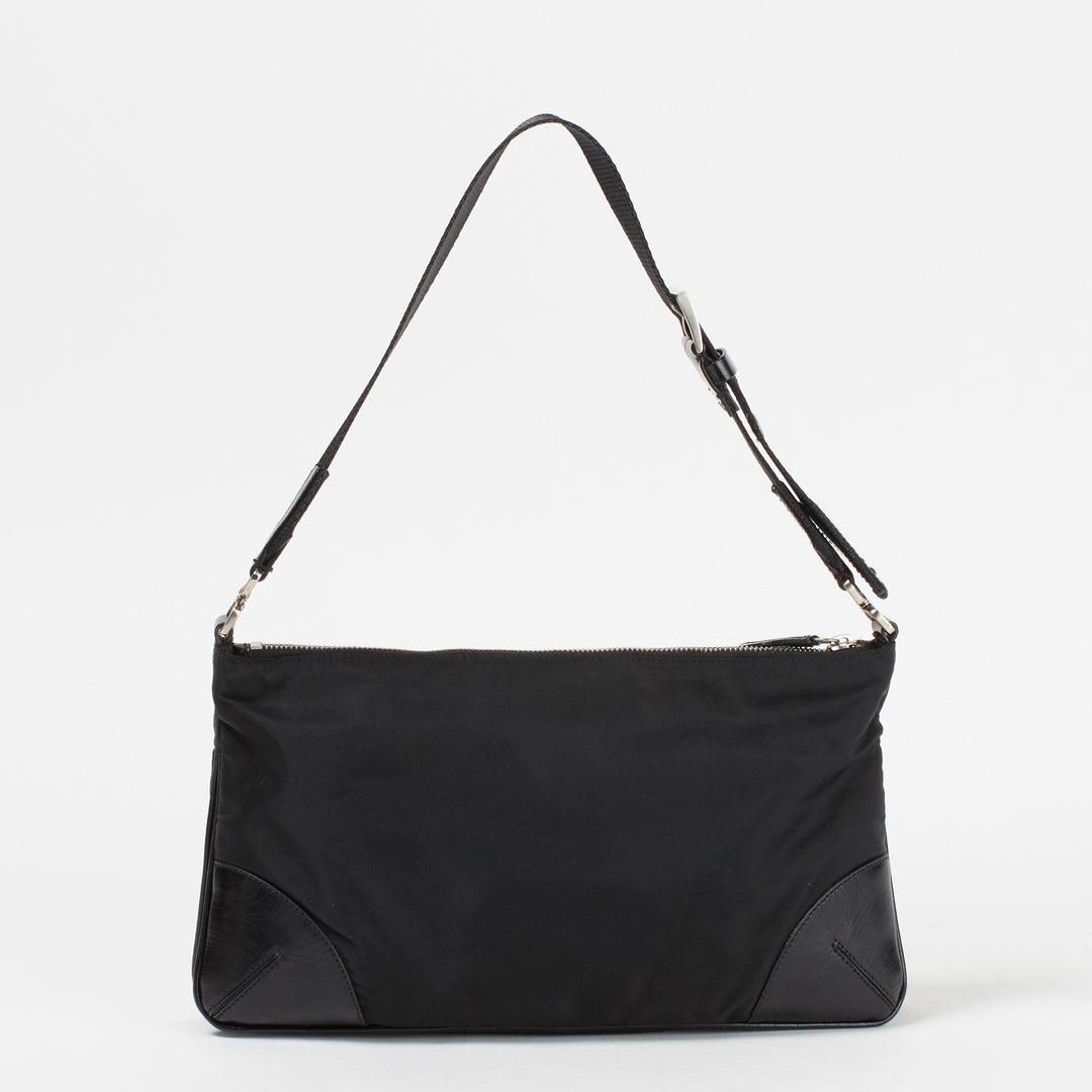 PRADA/プラダ】テスート 三角プレート ショルダーバッグ|ヴァル PRADA/プラダ】テスート 三角プレート ショルダーバッグ|ヴァル