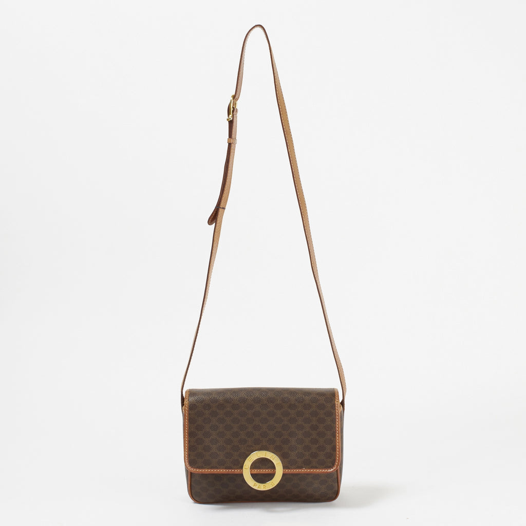 CELINE/セリーヌ】マカダム柄 サークルロゴモチーフ ショルダー CELINE/セリーヌ】マカダム柄 サークルロゴモチーフ ショルダー