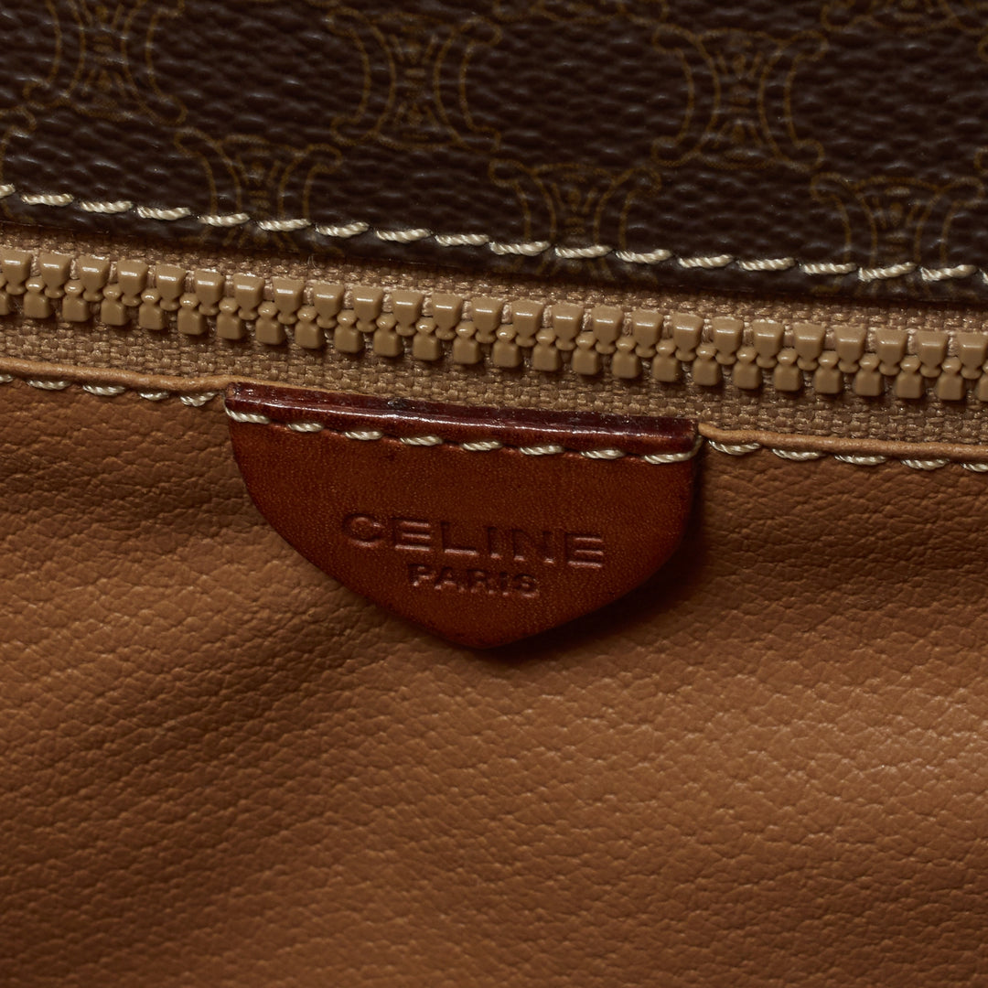 CELINE/セリーヌ】マカダム柄 サークルロゴモチーフ ショルダーバッグ