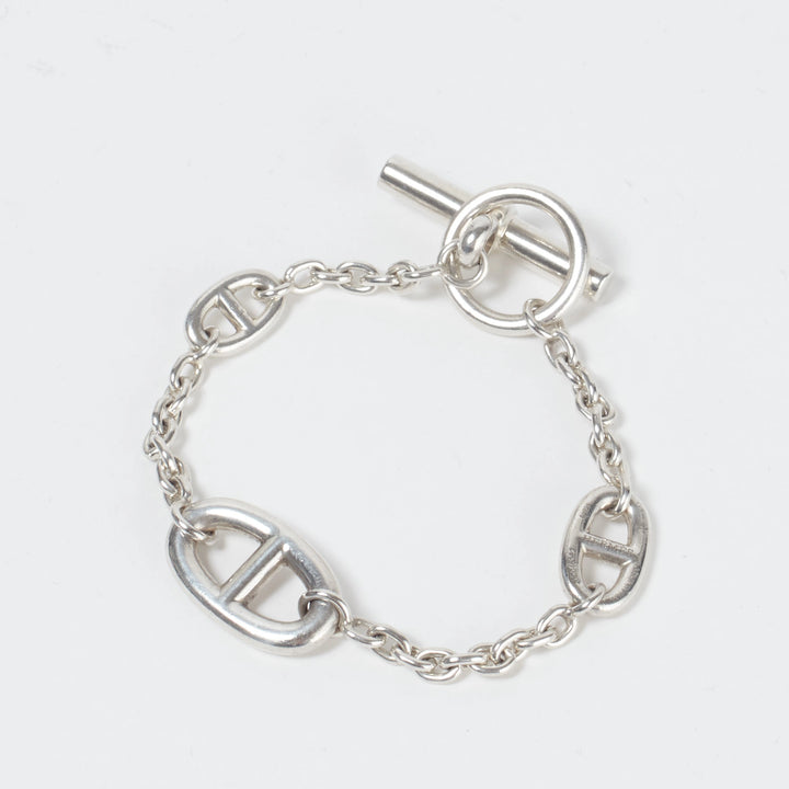 HERMES/エルメス】シェーヌダンクルST ブレスレット 約17.5cm｜ヴァル