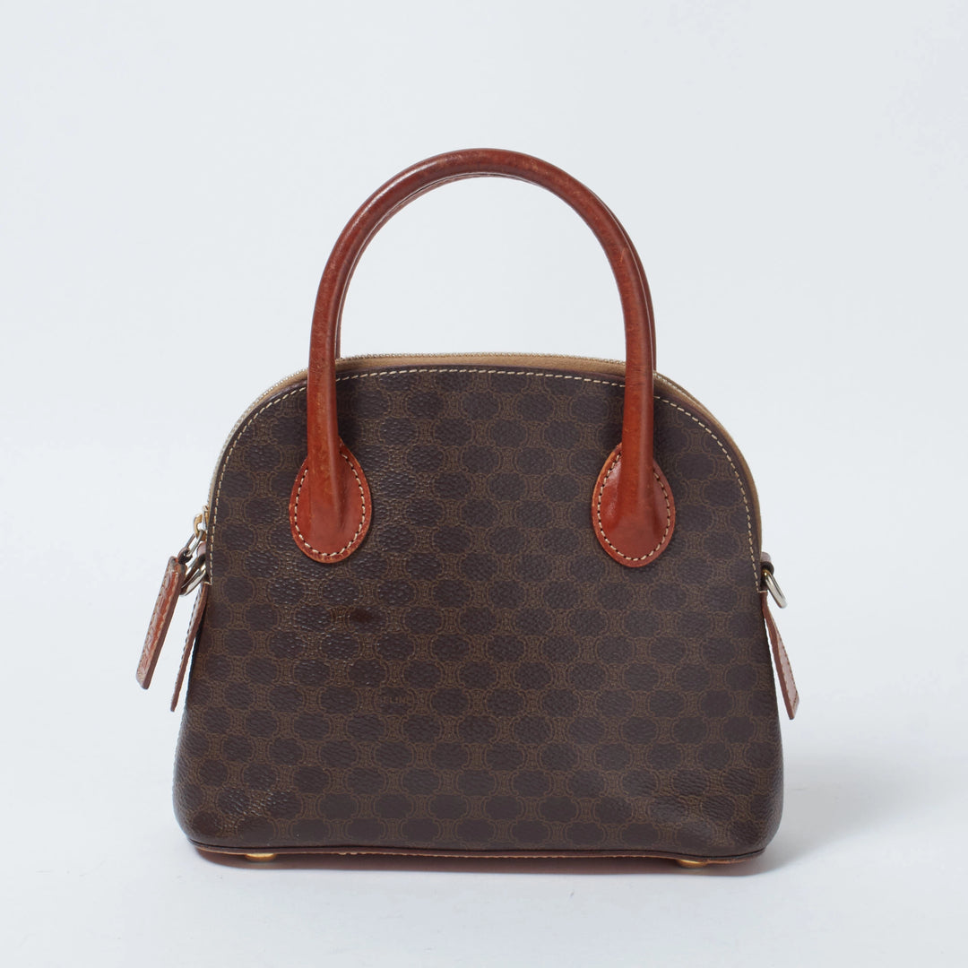 CELINE/セリーヌ】マカダム柄 ショルダーストラップ付き 2way CELINE/セリーヌ】マカダム柄 ショルダーストラップ付き 2way