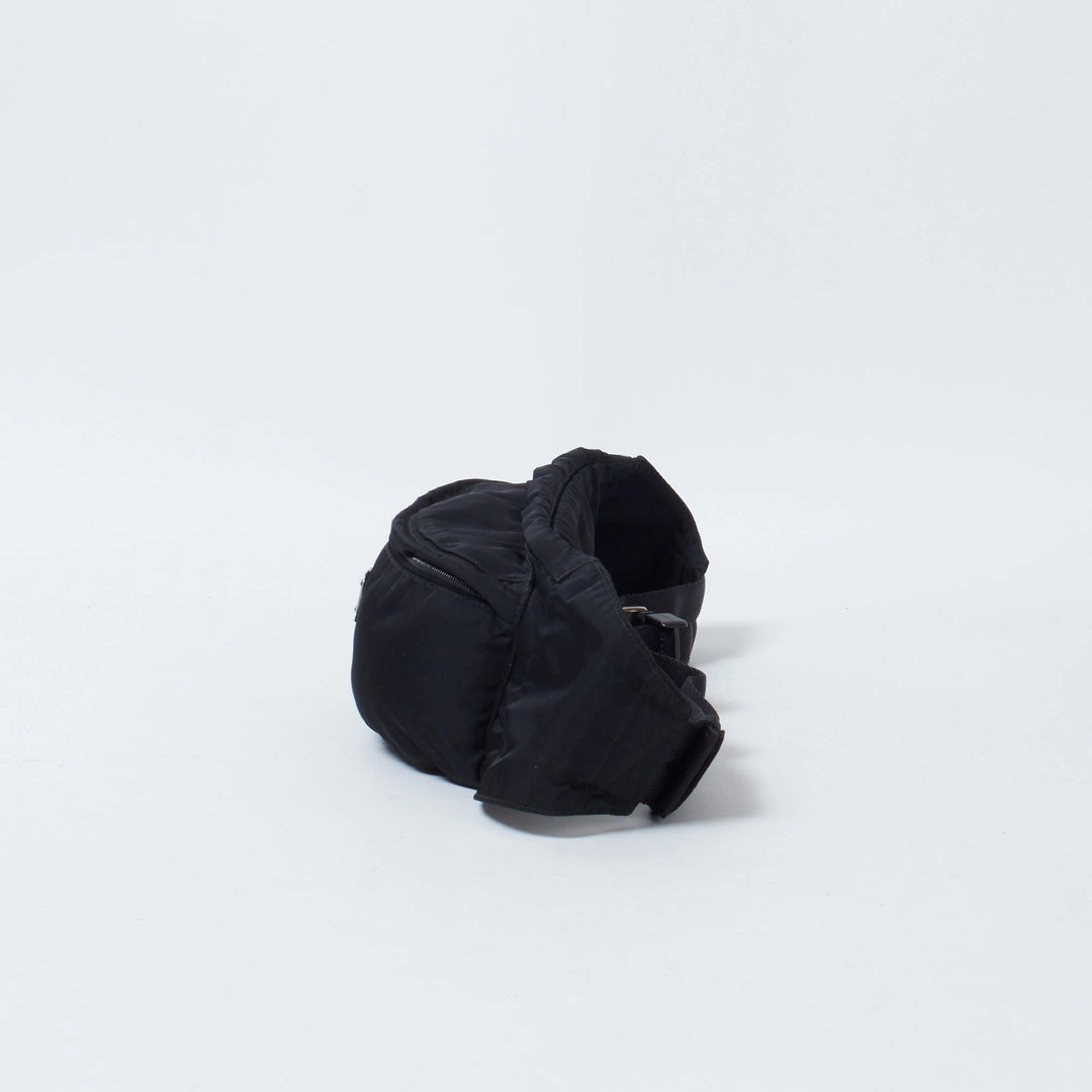 PRADA/プラダ】ナイロン ウエストバッグ/ボディバッグ ブラック