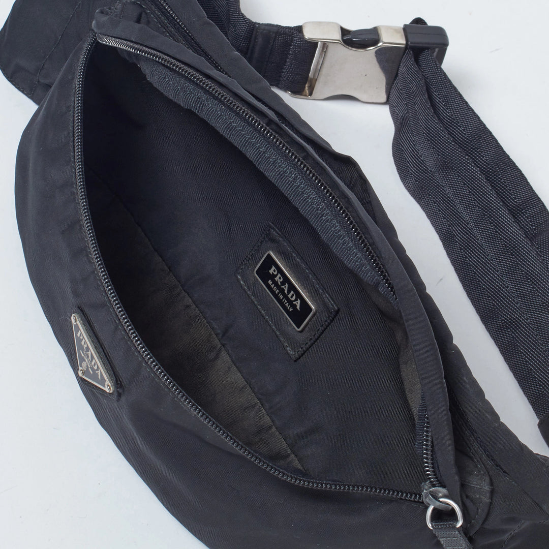 PRADA ウエストバッグ PRADA/プラダ】ナイロン ウエストバッグ/ボディバッグ ブラック