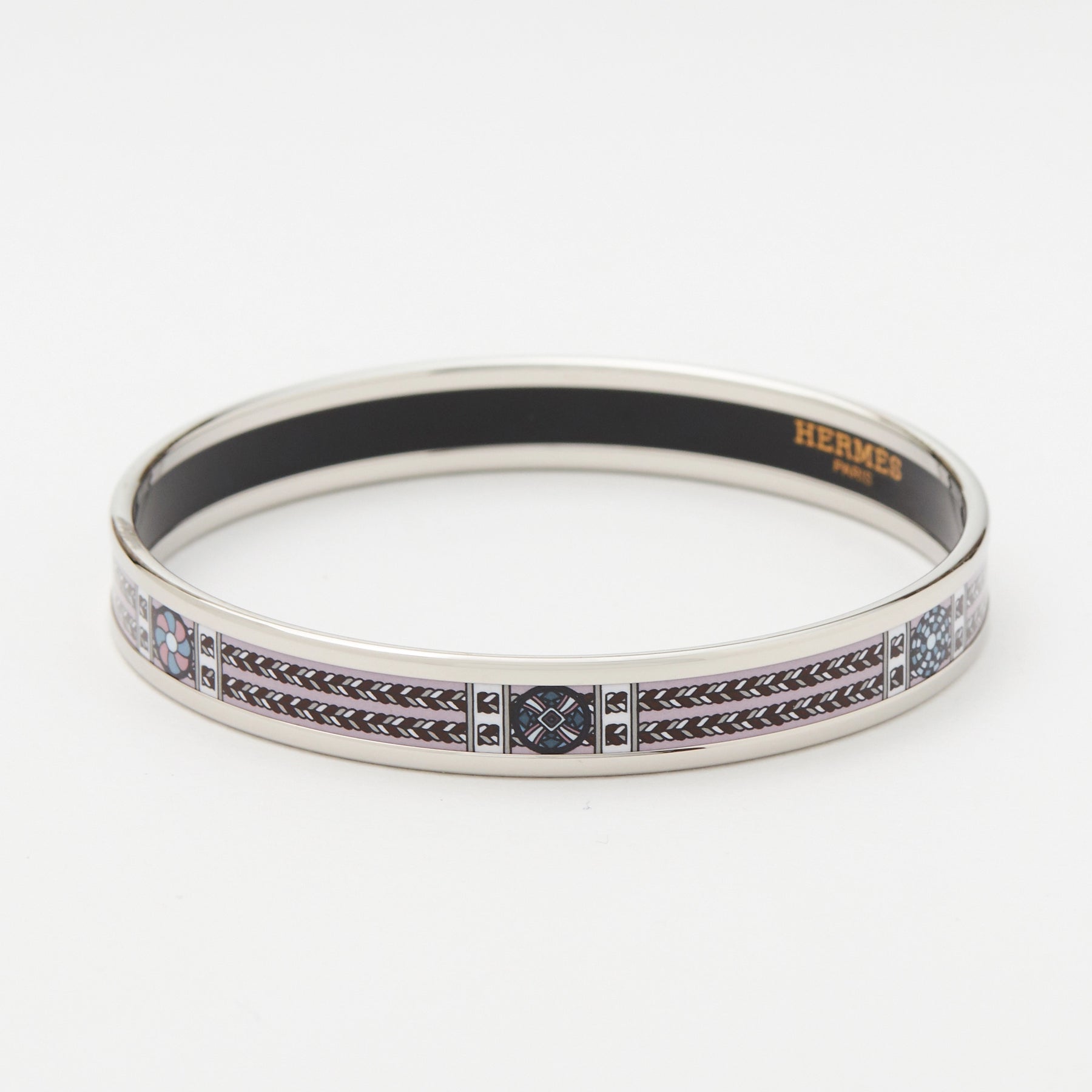 正規良 エルメス エマイユ ネクタイピン タイバー 七宝焼 紺黒×mix 正規良 エルメス エマイユ ネクタイピン タイバー 七宝焼 紺黒×mix