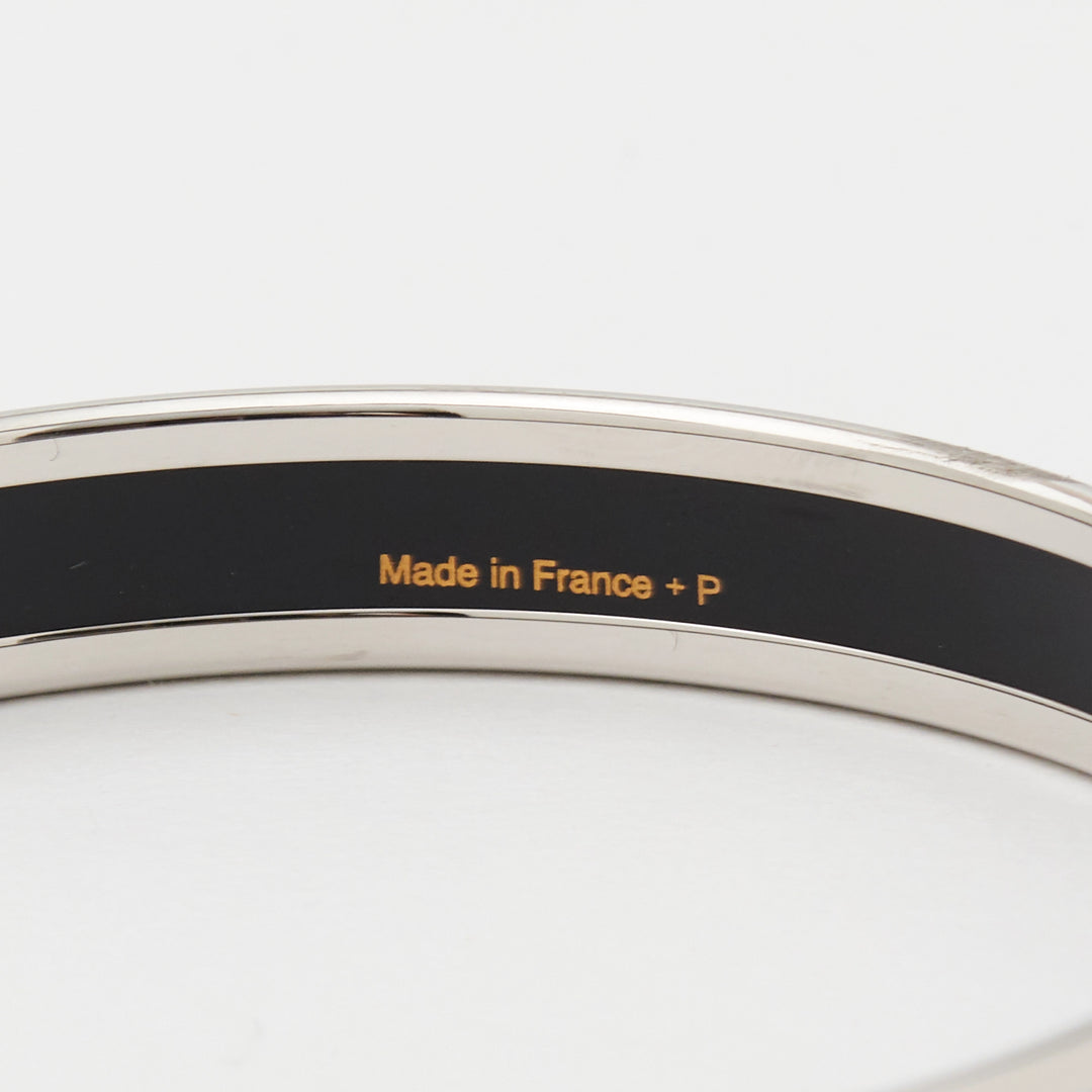 HERMES/エルメス】エマイユ 七宝焼き バングル シルバー×ピンク HERMES/エルメス】エマイユ 七宝焼き バングル シルバー×ピンク