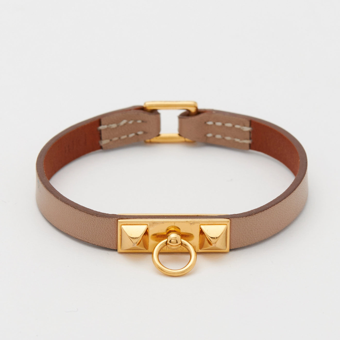 HERMES/エルメス】コリエドシアン ブレスレット ベージュ 約16.5 HERMES/エルメス】コリエドシアン ブレスレット ベージュ 約16.5