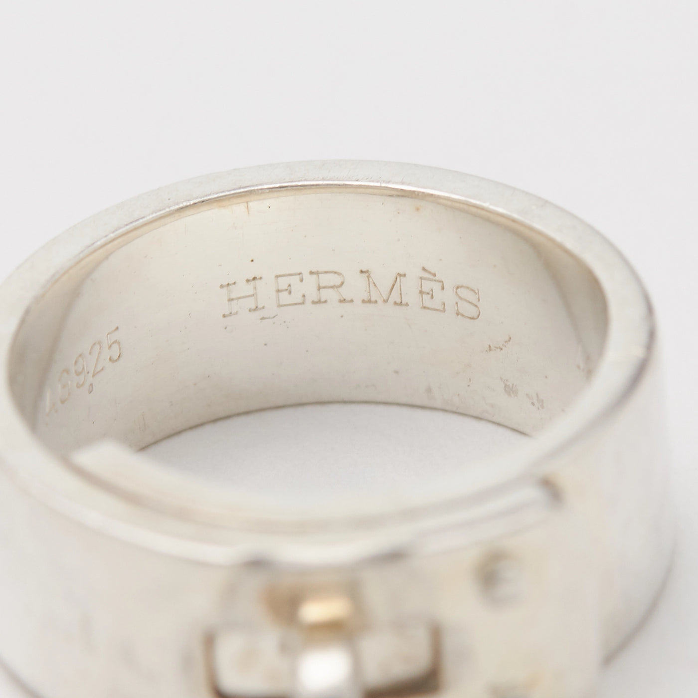HERMES エルメス シルバー925 ケリーリング 箱付 指輪 ☆正規品 HERMES エルメス シルバー925 ケリーリング 箱付 指輪 ☆正規品