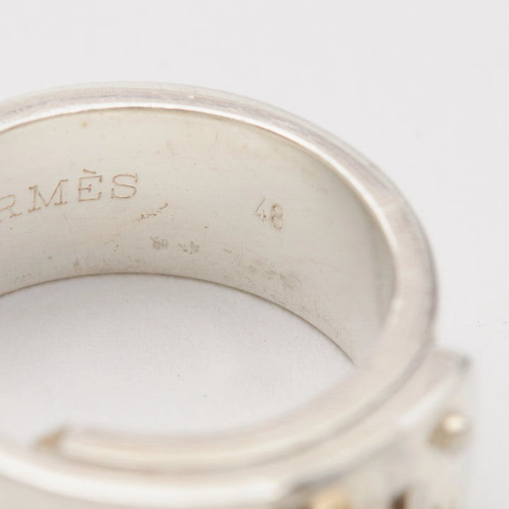 HERMES ビィンテージ　シルバー ケリーリング　53 HERMES ビィンテージ シルバー ケリーリング 53 - メルカリ