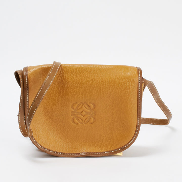 LOEWE/ロエベ】アナグラム ショルダーバッグ キャメル|ヴァル LOEWE/ロエベ】アナグラム ショルダーバッグ キャメル|ヴァル