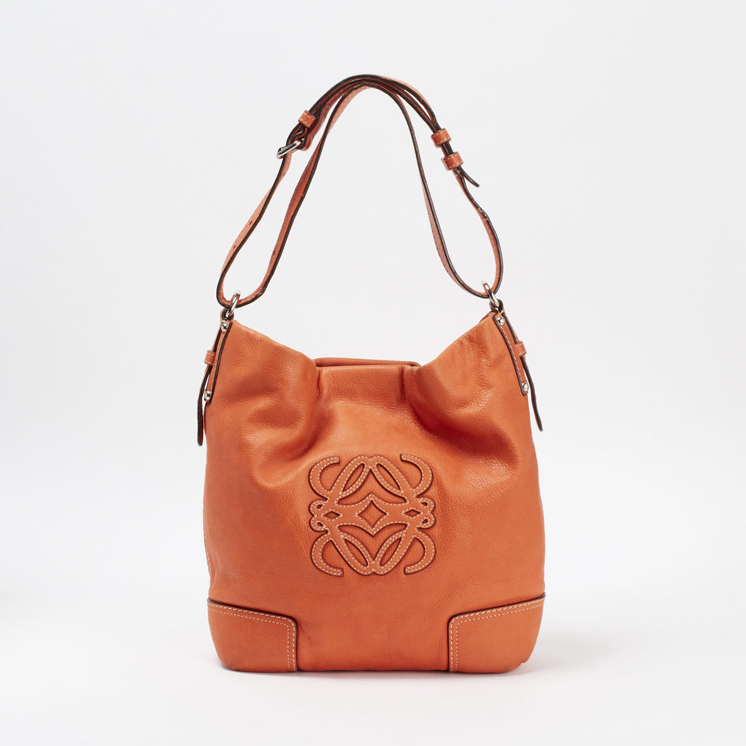 LOEWE/ロエベ】アナグラム ショルダーバッグ オレンジ|ヴァル LOEWE/ロエベ】アナグラム ショルダーバッグ オレンジ|ヴァル