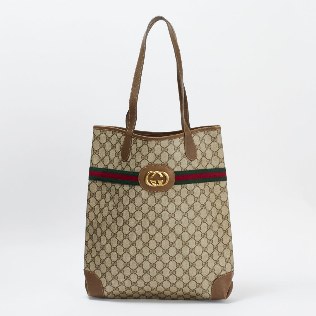GUCCI/グッチ】GGキャンバス シェリーライン トートバッグ｜ヴァル