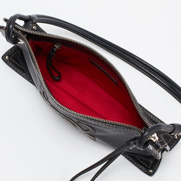 LOEWE/ロエベ】アナグラム レザー ステッチ ハンドバッグ｜ヴァル