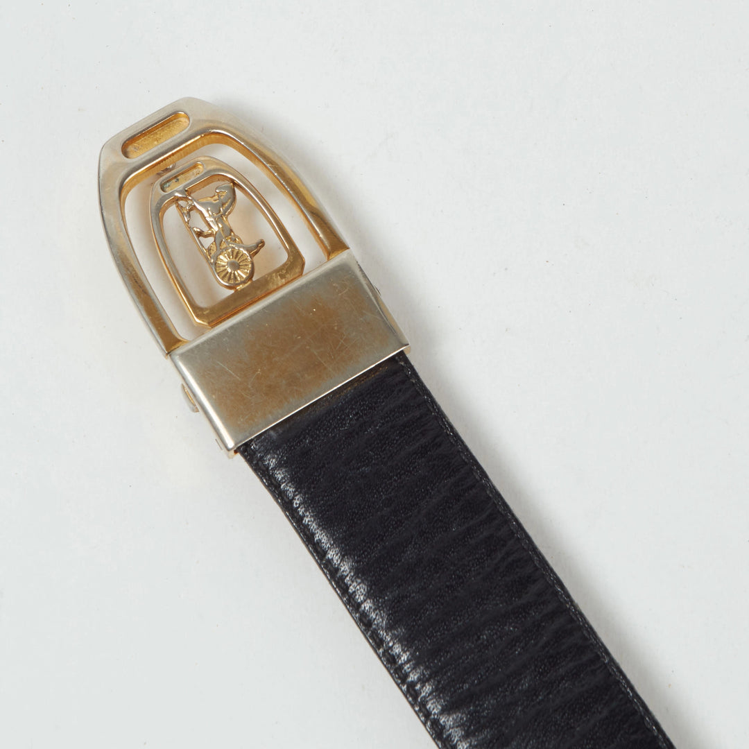 CELINE/セリーヌ】馬車金具 ゴールド金具 ベルト|ヴァル CELINE/セリーヌ】馬車金具 ゴールド金具 ベルト|ヴァル