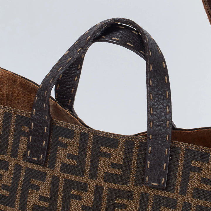 FENDI/フェンディ】ズッカ 2wayトートバッグ ストラップ付き｜ヴァル