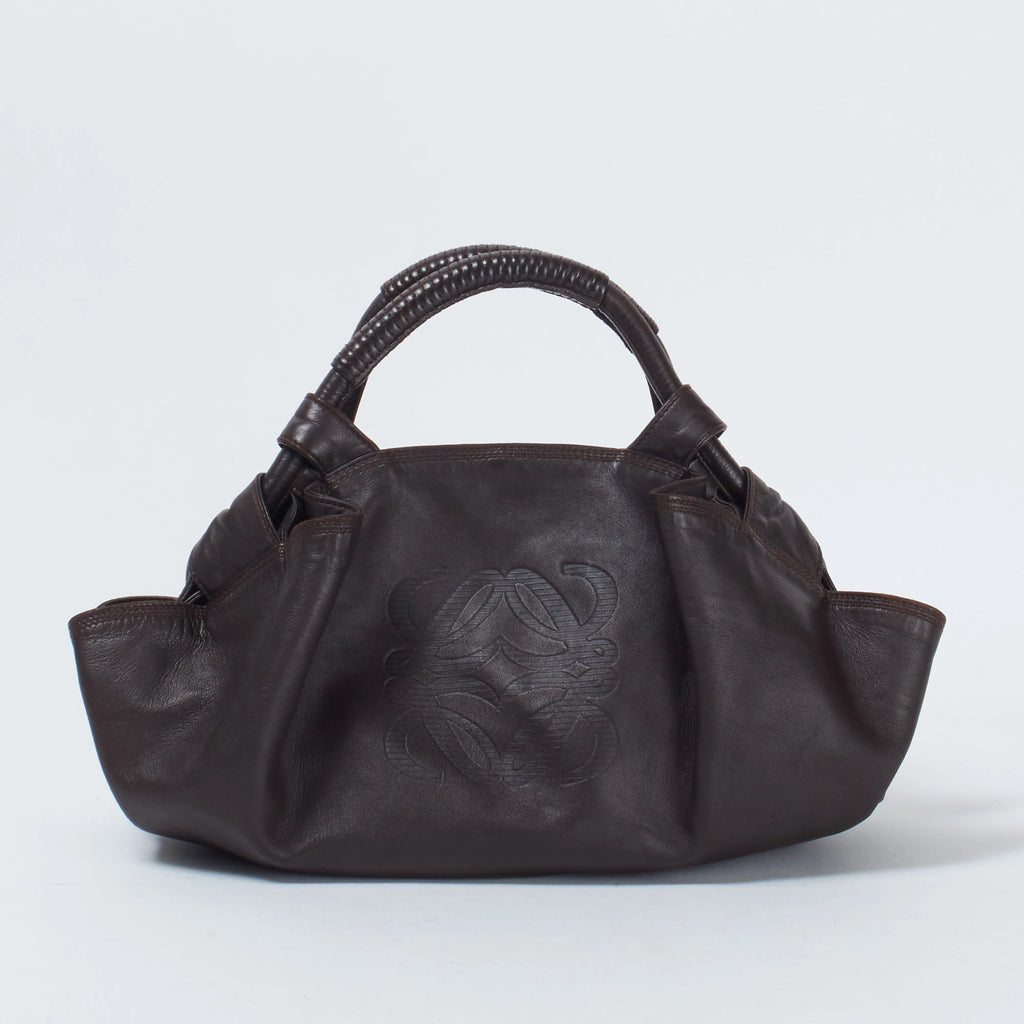 LOEWE ナッパアイレ　アナグラム　ヴィンテージ ☆良品☆LOEWE ロエベ ハンドバッグ ナッパアイレ アナグラム LOEWE