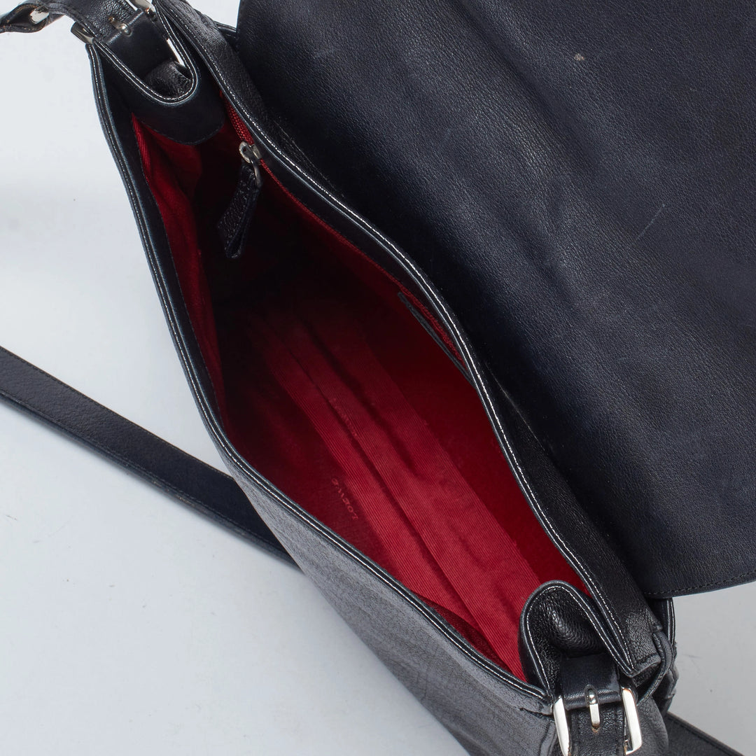 LOEWE/ロエベ】アナグラム スタッズ レザー ショルダーバッグ ブラック LOEWE/ロエベ】アナグラム スタッズ レザー ショルダーバッグ ブラック