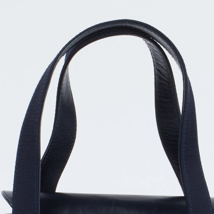 FERRAGAMO/フェラガモ】ヴァラ トップハンドル ハンドバッグ ネイビー FERRAGAMO/フェラガモ】ヴァラ トップハンドル ハンドバッグ ネイビー