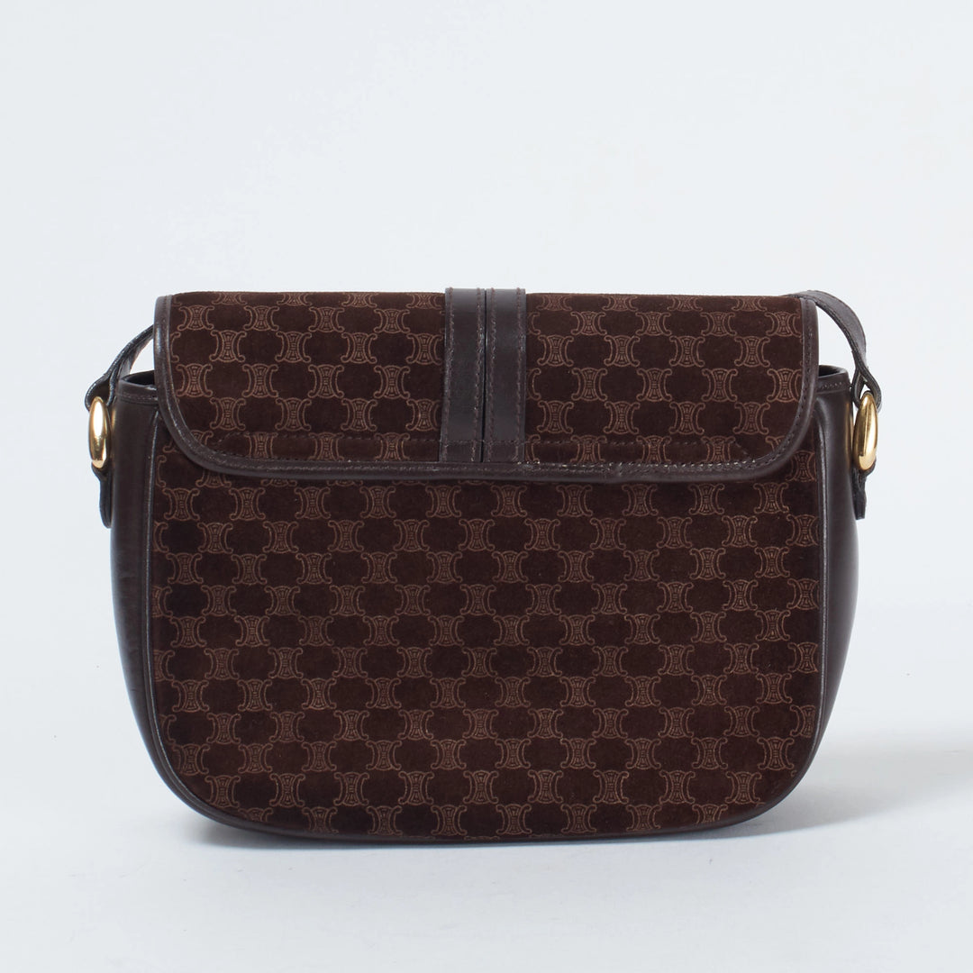CELINE/セリーヌ】マカダム スエード ショルダーバッグ|ヴァル CELINE/セリーヌ】マカダム スエード ショルダーバッグ|ヴァル