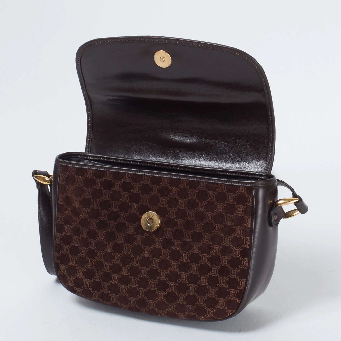 CELINE/セリーヌ】マカダム スエード ショルダーバッグ|ヴァル CELINE/セリーヌ】マカダム スエード ショルダーバッグ|ヴァル