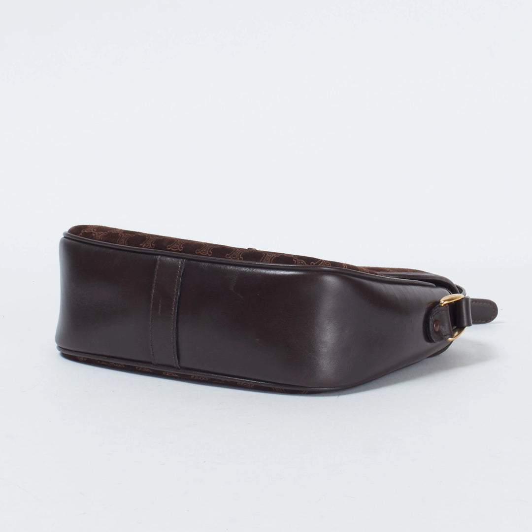 CELINE/セリーヌ】マカダム スエード ショルダーバッグ|ヴァル CELINE/セリーヌ】マカダム スエード ショルダーバッグ|ヴァル