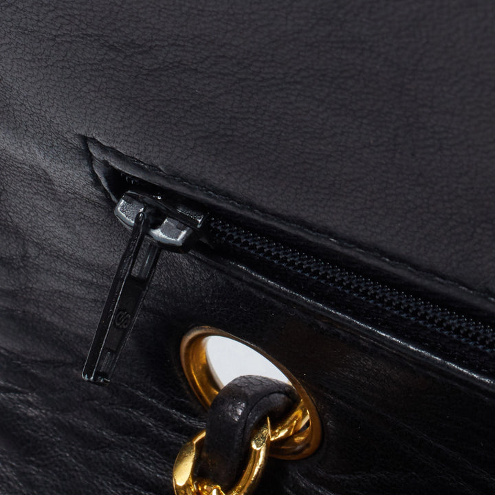 CHANEL/シャネル】マトラッセ ダブルフラップ ターンロック チェーン