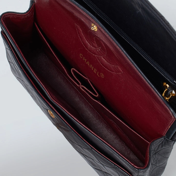 CHANEL/シャネル】マトラッセ ダブルフラップ ターンロック チェーン