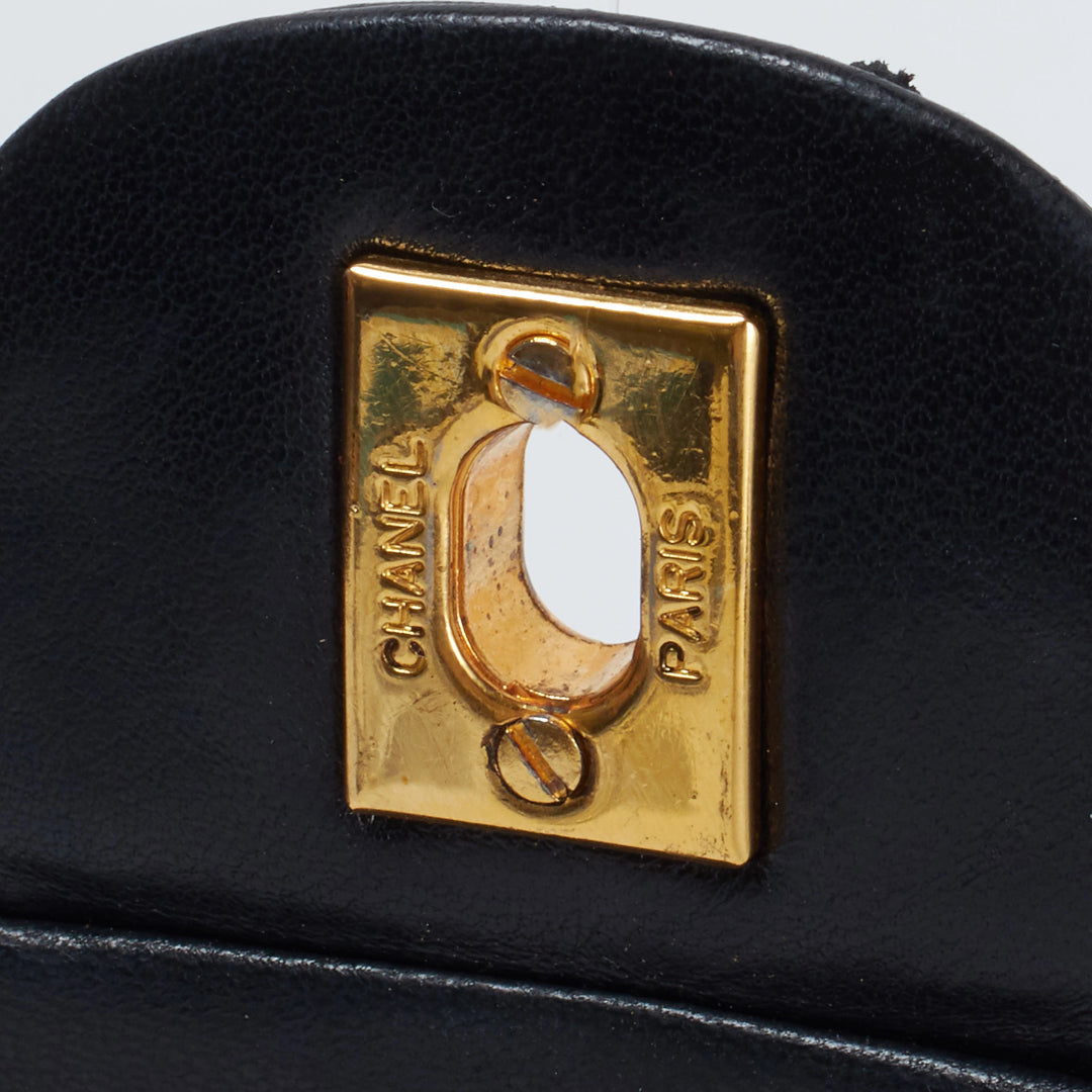 CHANEL/シャネル】マトラッセ ラムスキン ダブルフラップ チェーン