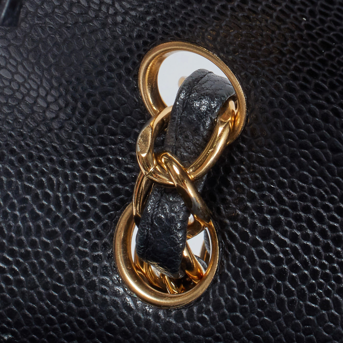 CHANEL/シャネル】デカマトラッセ キャビアスキン ダブル CHANEL/シャネル】デカマトラッセ キャビアスキン ダブル