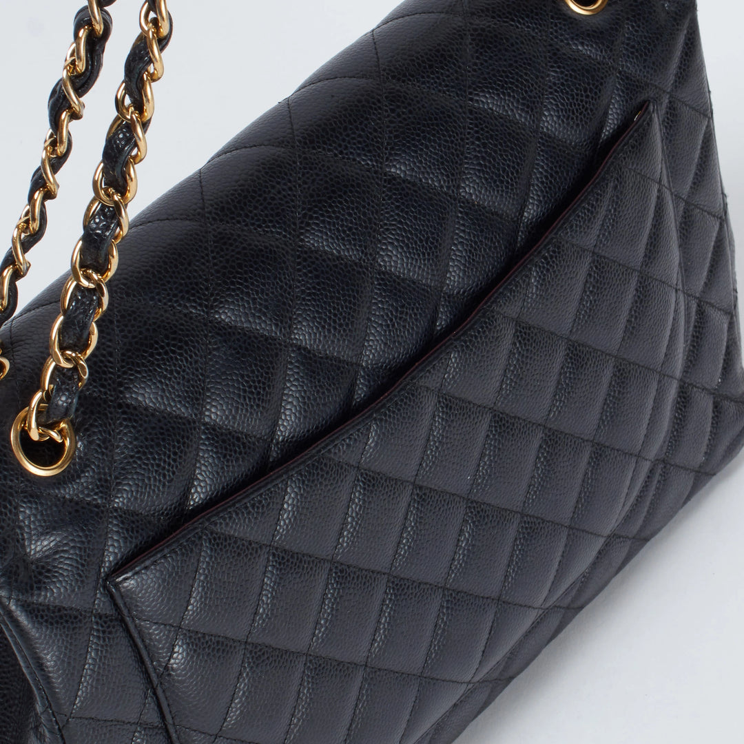 CHANEL/シャネル】デカマトラッセ キャビアスキン ダブル