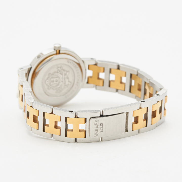 HERMES/エルメス】クリッパー レディース時計 シルバー×ゴールド HERMES/エルメス】クリッパー レディース時計 シルバー×ゴールド