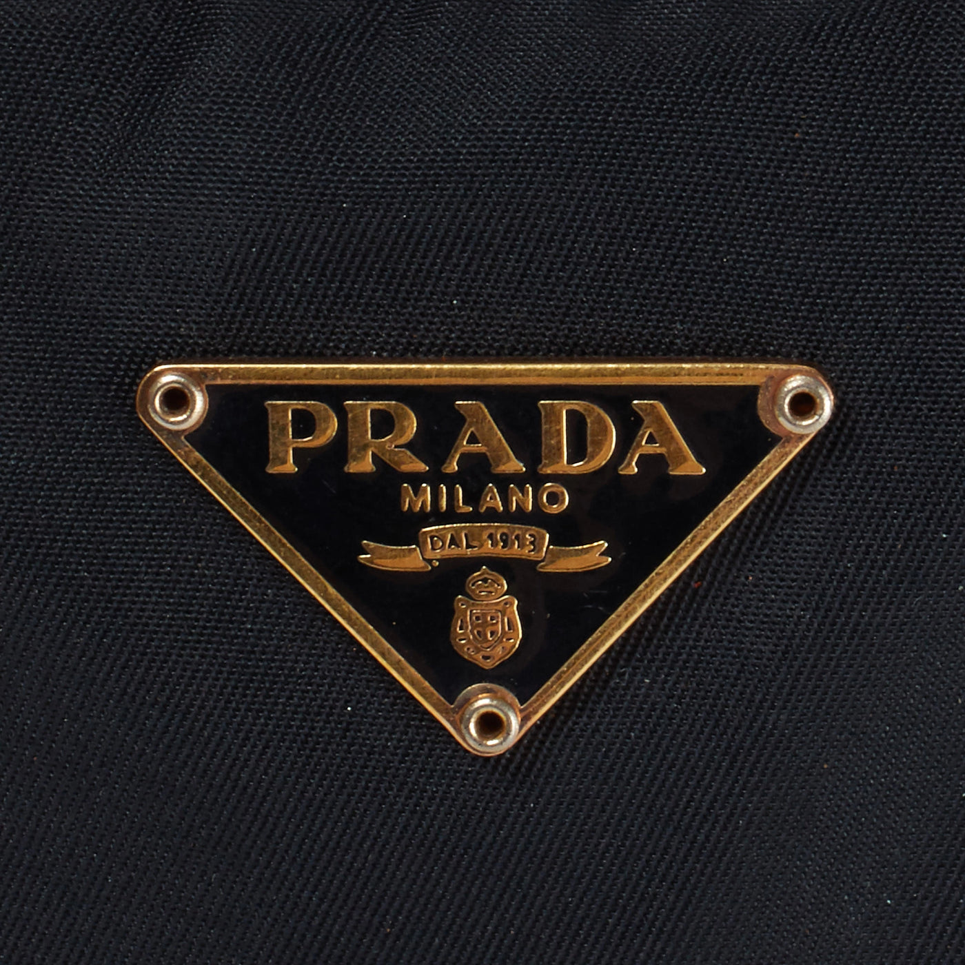 【PRADA/プラダ】ナイロン ゴールド金具 ハンドバッグ