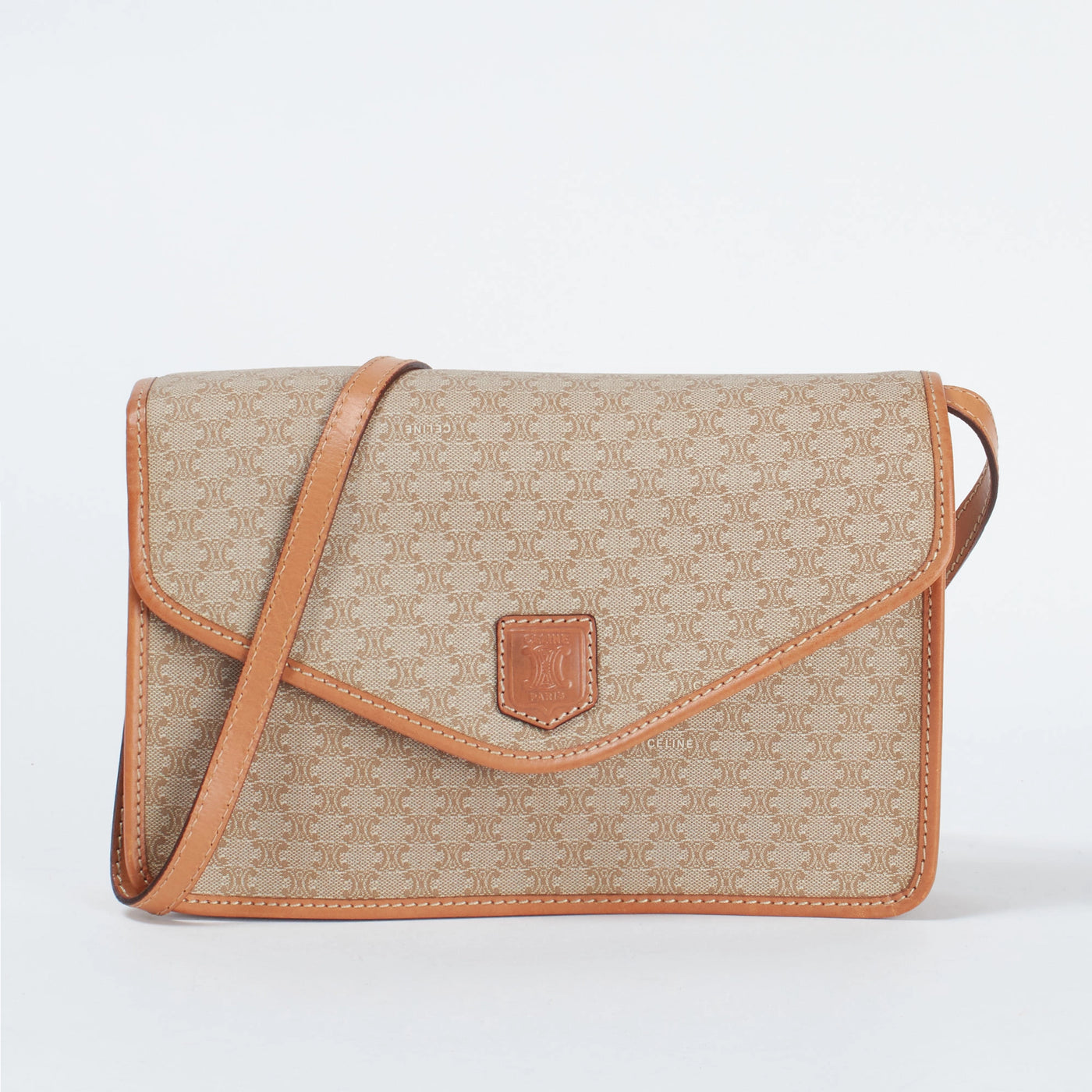 CELINE/セリーヌ】マカダム PVC トリオンフショルダーバッグ CELINE/セリーヌ】マカダム PVC トリオンフショルダーバッグ
