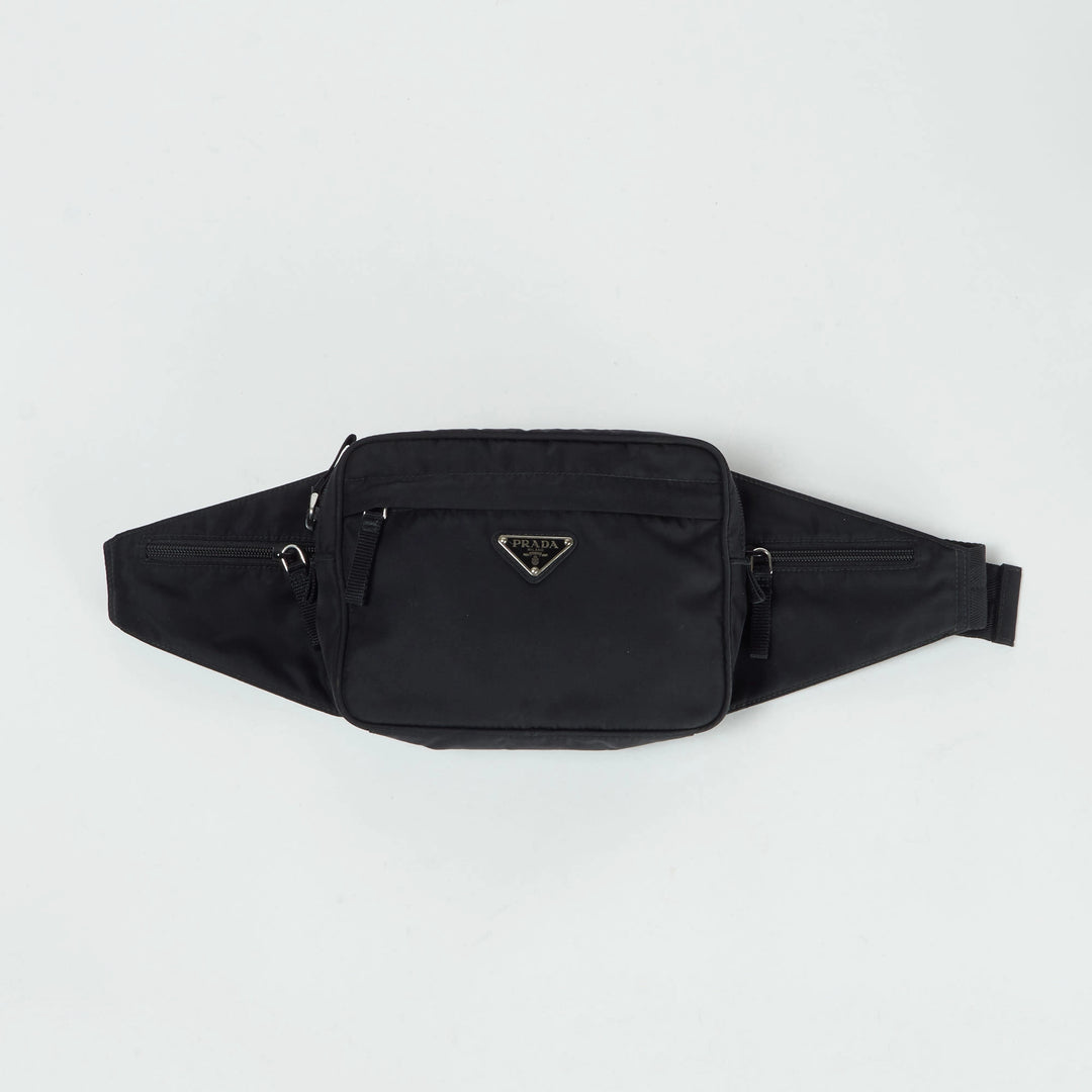 PRADA/プラダ】ナイロン ミニウエストバッグ/ボディバッグ PRADA/プラダ】ナイロン ミニウエストバッグ/ボディバッグ