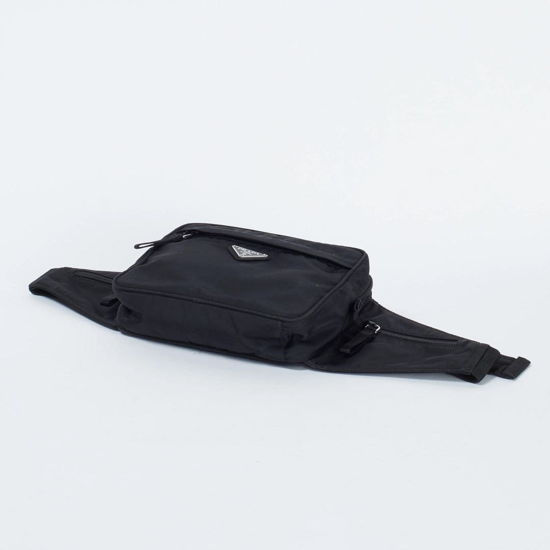 PRADA/プラダ】ナイロン ミニウエストバッグ/ボディバッグ PRADA/プラダ】ナイロン ミニウエストバッグ/ボディバッグ