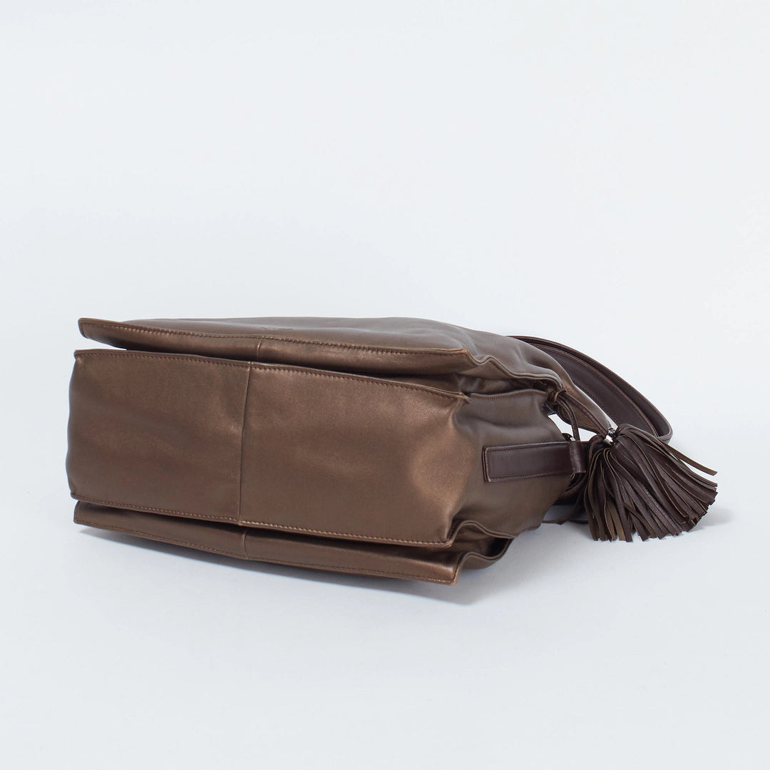 LOEWE/ロエベ】ナッパ フラメンコ ショルダーバッグ ブラウン|ヴァル LOEWE/ロエベ】ナッパ フラメンコ ショルダーバッグ ブラウン|ヴァル