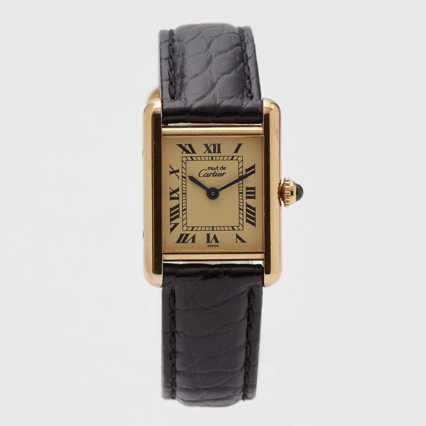 CARTIER/カルティエ】マストタンク 1613 革ベルト レディース腕時計 CARTIER/カルティエ】マストタンク 1613 革ベルト レディース腕時計