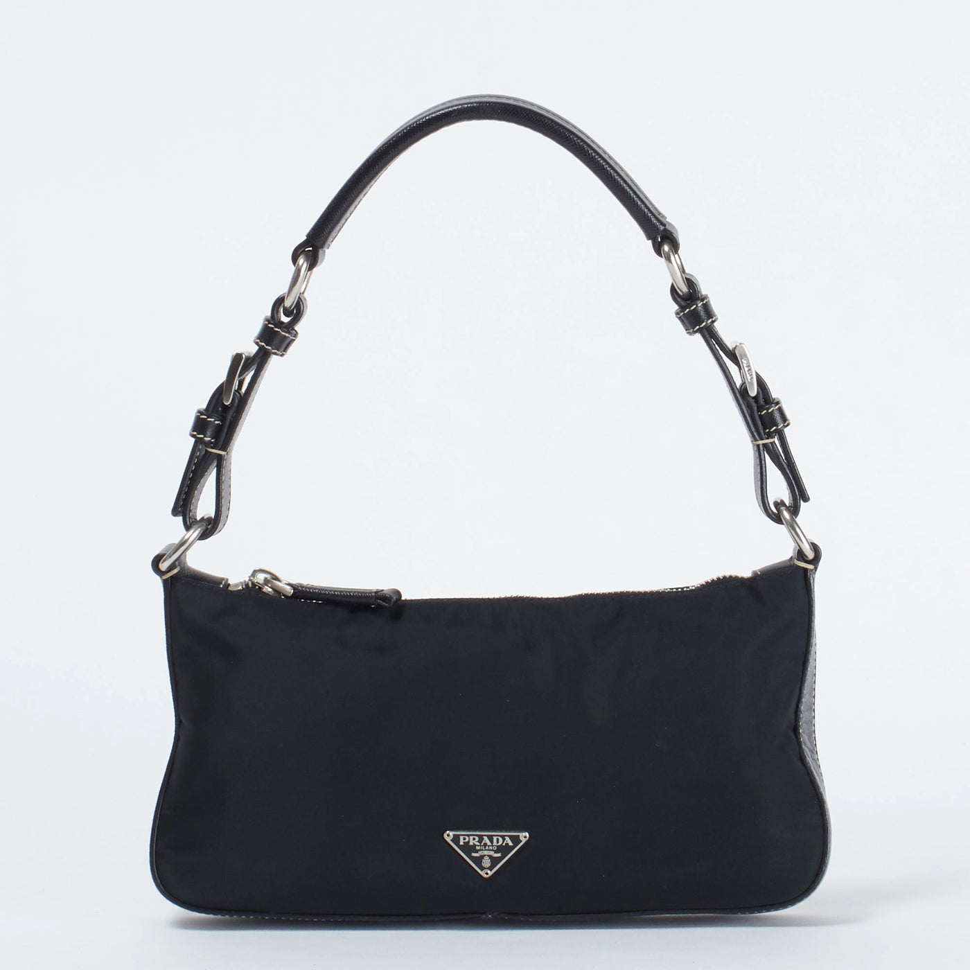 希少カラー】PRADA プラダ アクセサリーポーチ 三角ロゴ 白タグ 希少カラー】PRADA プラダ アクセサリーポーチ 三角ロゴ 白タグ