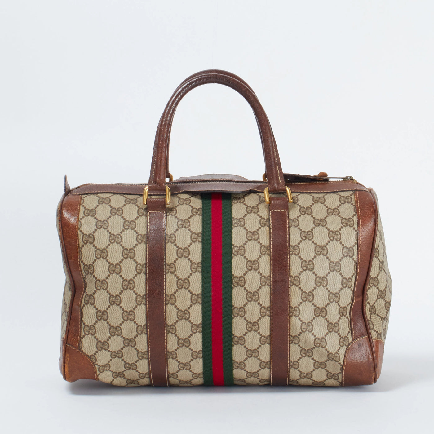 GUCCI/グッチ】GGキャンバス シェリーライン ボストンバッグ GUCCI/グッチ】GGキャンバス シェリーライン ボストンバッグ