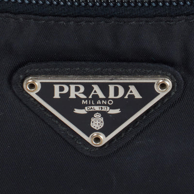 【PRADA/プラダ】ナイロン 三角ロゴ ショルダーバッグ ブラック