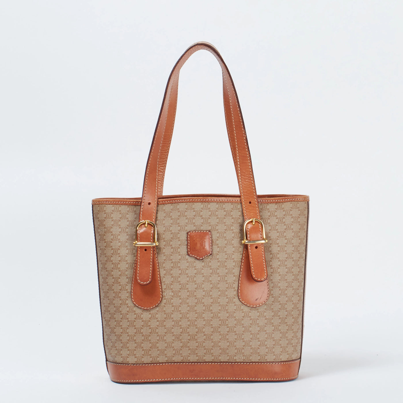 CELINE/セリーヌ】マカダム トリオンフ ハンドバッグ|ヴァル CELINE/セリーヌ】マカダム トリオンフ ハンドバッグ|ヴァル