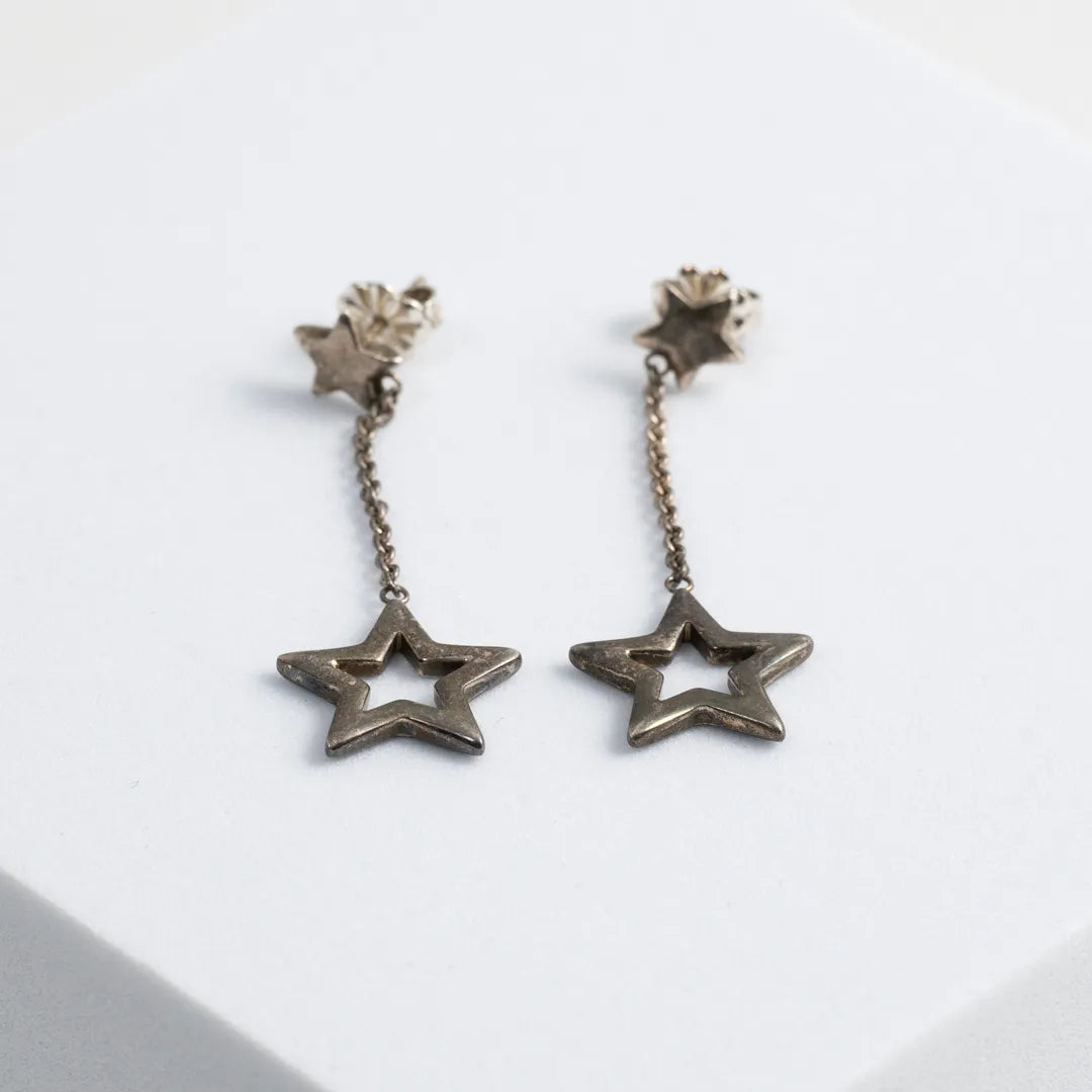 ティファニー スターリングシルバー ピアストスター a028 送料無料 Tiffany&Co. 希少 ティファニー スターフィッシュ